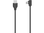 Кабели и Адаптери Hama USB-C кабел, USB-C жак- USB-A жак, 90°, USB 2.0, 480 Mbit/s, 0,75 м