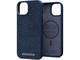 Калъфи Njord Salmon Leather Magsafe за iPhone 14, син