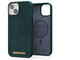Калъфи Njord Salmon Leather Magsafe за iPhone 14, зелен