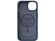Калъфи Njord Salmon Leather Magsafe за iPhone 14 Plus, син