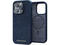 Калъфи Njord Salmon Leather Magsafe за iPhone 14 Pro, син