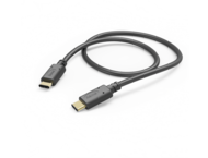 Кабели и Адаптери Hama захранващ кабел, USB-C - USB-C, 1 метър, черен