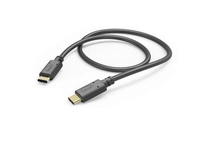 Кабели и Адаптери Hama захранващ кабел, USB-C - USB-C, 1.5 метра, черен