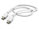 Кабели и Адаптери Hama захранващ кабел, USB-C - USB-C, 1.5 метра, бял