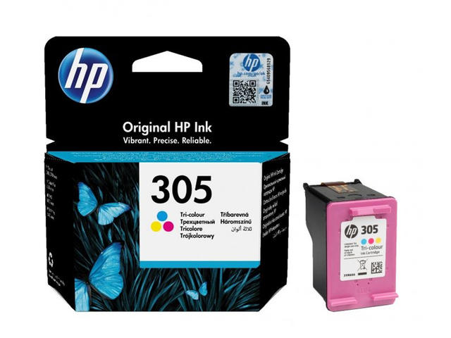 Консумативи HP 305 Tri-color Original Ink Cartridge