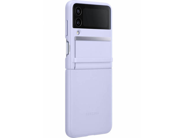 Калъфи Samsung Galaxy Z Flip4 Flap Leather Cover, Serenity Purple