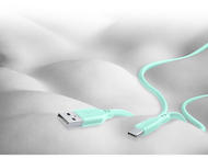 Кабели и Адаптери Cellular line Soft USB към USB-C 1.2 м, зелен