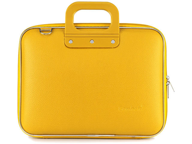 Чанти за Лаптопи Bombata Mediobombata Classic 13-14 inch - saffron yellow
