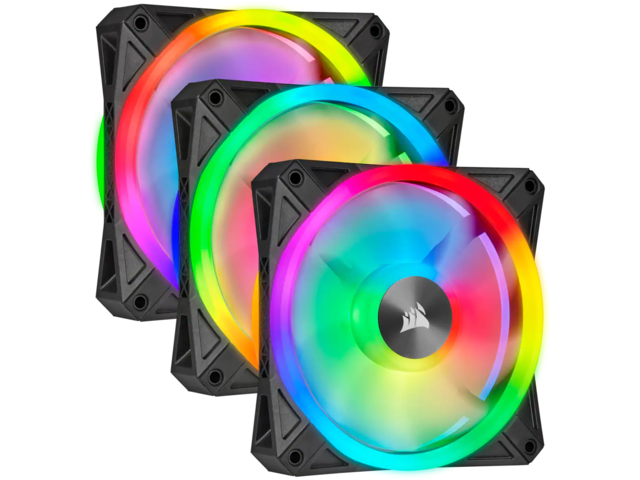 Вентилатори Corsair iCUE QL120 RGB Triple Fan Kit Black