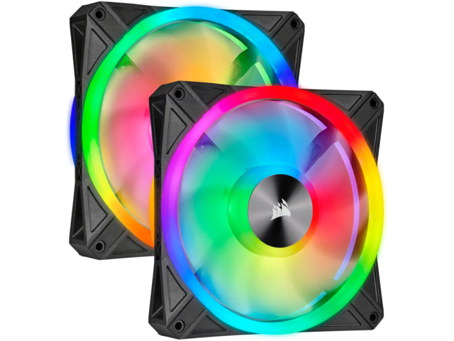 Вентилатори Corsair iCUE QL140 RGB PWM Dual Fan Kit