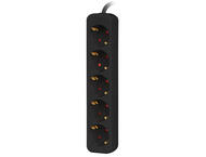 Разклонители Lanberg power strip 3 m, Black