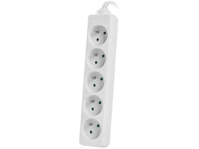 Разклонители Lanberg power strip 3 m, White
