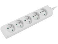 Разклонители Lanberg power strip 1.5 m, White