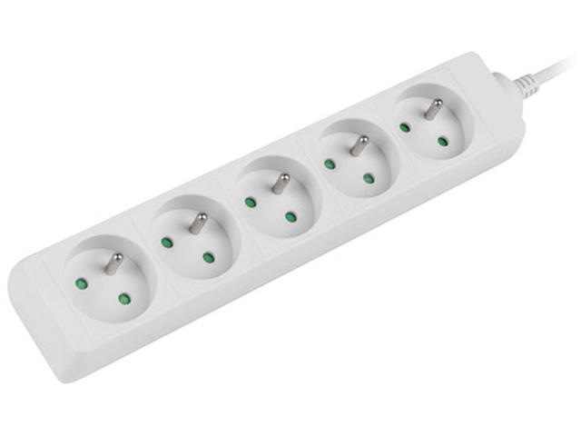 Разклонители Lanberg power strip 1.5 m, White