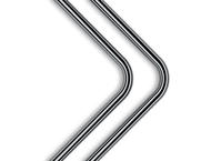 Охладители EK-Loop Metal Tube 16mm 0.8m Pre-Bent 90° - Black Nickel (2pcs)