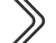 Охладители EK-Loop Metal Tube 16mm 0.8m Pre-Bent 90° - Black (2pcs)
