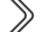 Охладители EK-Loop Metal Tube 16mm 0.8m Pre-Bent 90° - Black (2pcs)