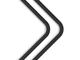 Охладители EK-Loop Metal Tube 16mm 0.8m Pre-Bent 90° - Black (2pcs)