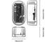 Джаджи Orico докинг станция Storage - HDD/SSD Dock - 2.5 and 3.5 inch Type-C, transparent