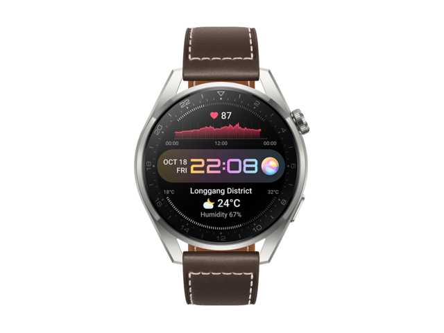 Смарт часовници Huawei Watch 3 Pro Galileo Brown Leather