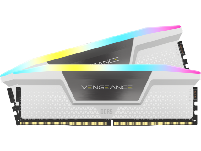 Оперативна памет 32GB (2x16GB) DDR5 6200MHz Corsair Vengeance RGB White