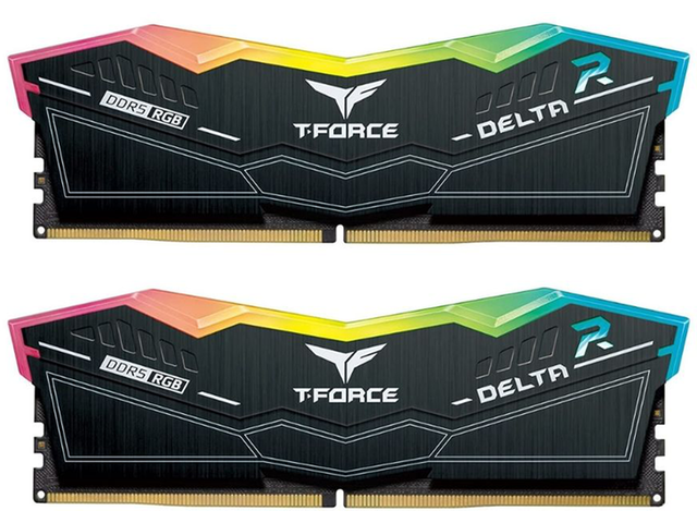 Оперативна памет 32GB (2x16GB) DDR5 6400MHz Team Group T-Force Delta RGB Black