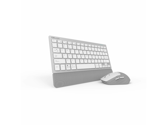 Клавиатури Delux K3300G+M520GX, сребристи