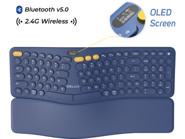 Клавиатури Delux GM903CV BK3632