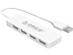 USB Хъб Orico хъб USB2.0 HUB 4 port White - FL01-WH