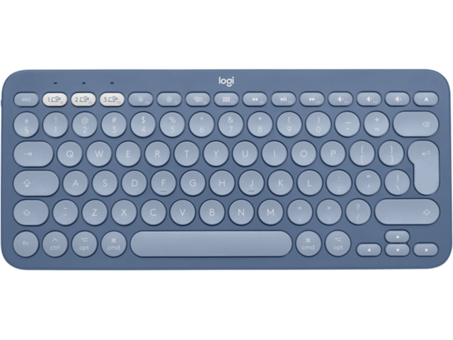 Клавиатури Logitech K380 Multi-Device Bluetooth Keyboard for Mac- Intl - Blueberry