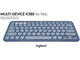 Клавиатури Logitech K380 Multi-Device Bluetooth Keyboard for Mac- Intl - Blueberry