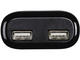 Зарядни устройства Hama, 2 x USB порта, 4,8 A, черно