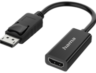 Кабели и Адаптери  Hama Video Adapter, DisplayPort Plug - HDMI™ Socket, Ultra-HD 4K 