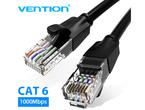 Кабели и Адаптери Vention Кабел LAN UTP Cat.6 Patch Cable - 1M Black - IBEBF