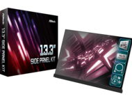 Монитори ASRock 13.3" Допълнителен екран за монтаж на компютърна кутия