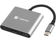 USB Хъб Natec USB-C 3 В 1 мултипорт адаптер