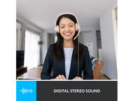 Слушалки Logitech H390, ROSE