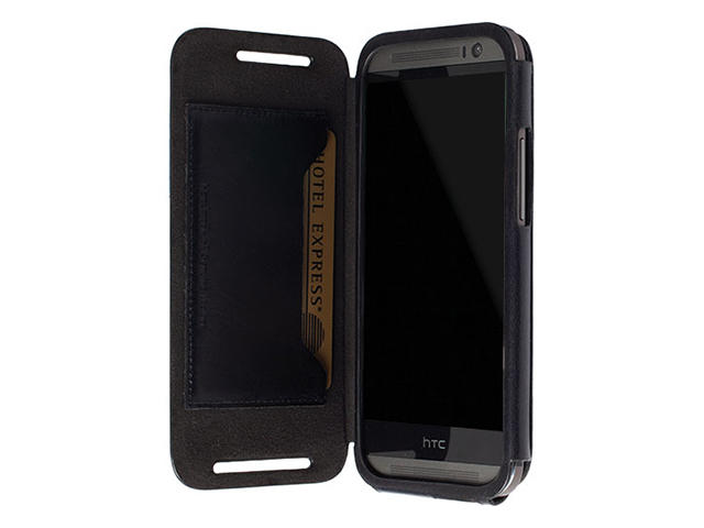 Калъфи Krusell Kiruna FlipCover за HTC ONE 2 M8 (черен)