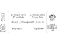 Кабели и Адаптери Hama aудио кабел 3.5мм стерео жак мъжко - мъжко 1.5м, 1 звезда