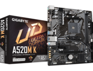 Дънни платки GIGABYTE A520M K