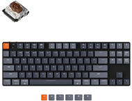 Клавиатури Keychron K1 SE TKL Hot-Swappable Gateron Low Profile Brown Switch RGB Backlight, Aluminium and Plastic