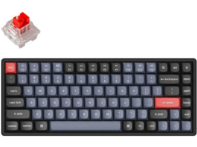 Клавиатури Keychron K2 Pro Hot-Swappable Keychron K Pro Mechanical Red Switch, RGB Backlight Aluminium Frame