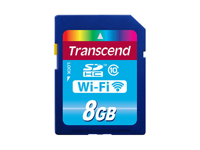 Карти памет Transcend 8GB Wi-Fi SDHC Card (Class 10)