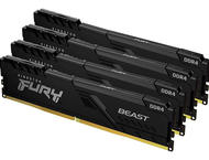 Оперативна памет 128GB (4x32GB) DDR4 3200 MT/s Kingston FURY BEAST Black Kit