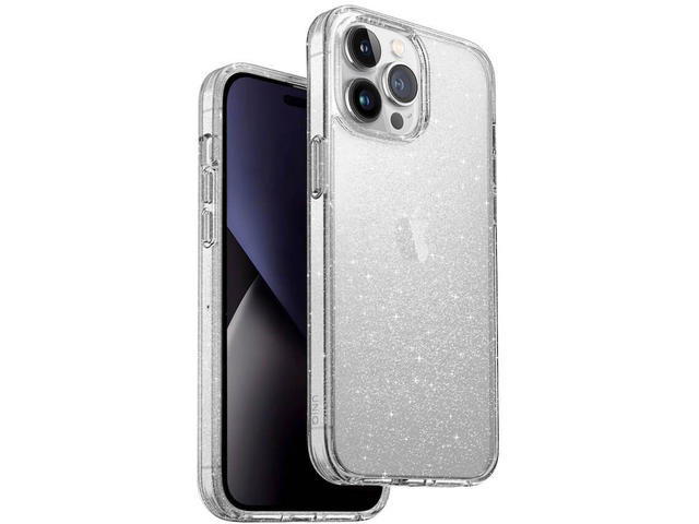 Калъфи  Uniq LifePro Xtreme Glitter Case - хибриден удароустойчив кейс за iPhone 14 Pro Max (прозрачен)
