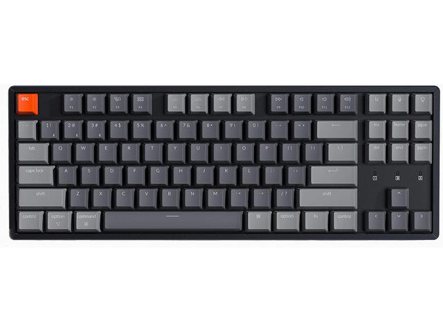 Клавиатури Keychron K8 Aluminum Hot-Swappable TKL Gateron Blue Switch RGB LED ABS