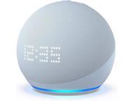 Колони Amazon Echo Dot 5 с часовник, Blue