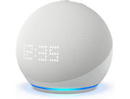 Колони Amazon Echo Dot 5 с часовник, White