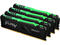Оперативна памет 128GB (4x 32GB) 3200MHz DDR4 Kingston FURY BEAST RGB Kit