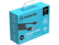 Кабели и Адаптери Motorola  USB кабел USB-A към USB-C 2 м - черен